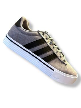 🩶 Adidas Daily 4.0 Gray Black Skate Sneakers Men’s 9 / Women’s 10 NWT